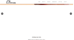 Desktop Screenshot of eternadayspa.com